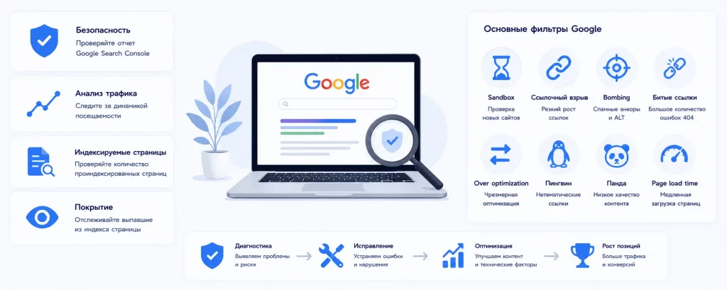 Фильтры Google