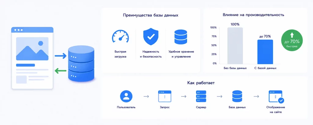Что такое база данных сайта