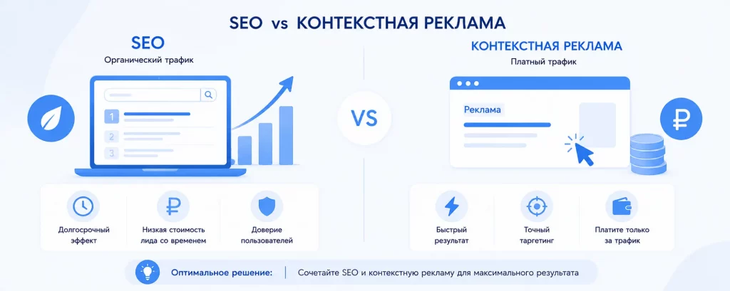 SEO или контекстная реклама